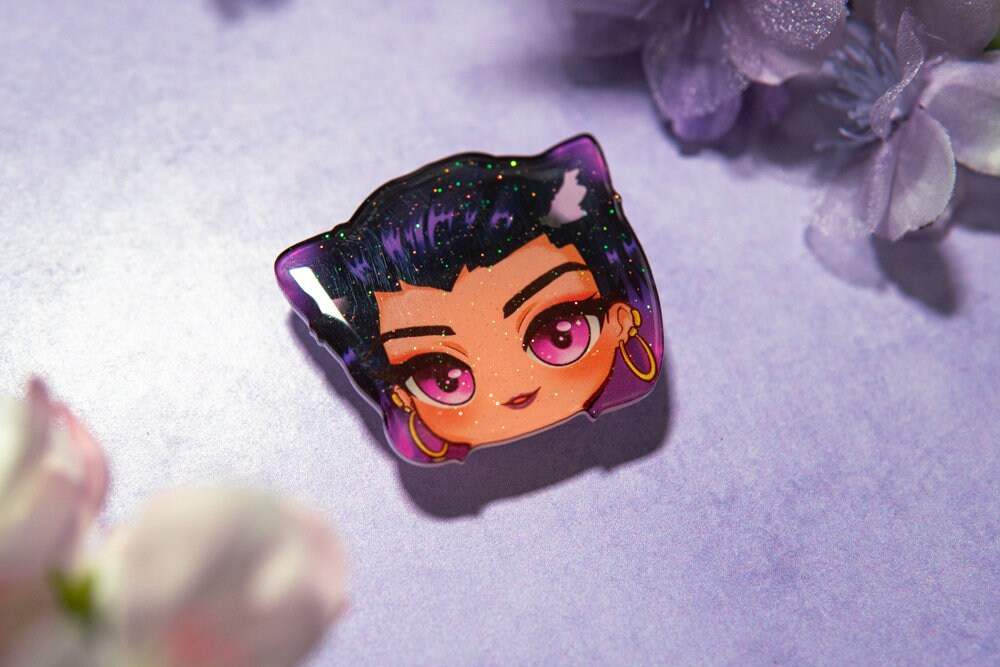 V.3 Cute Valorant Grips / kawaii grips / Acrylic grips/ glitter acrylic phone grip