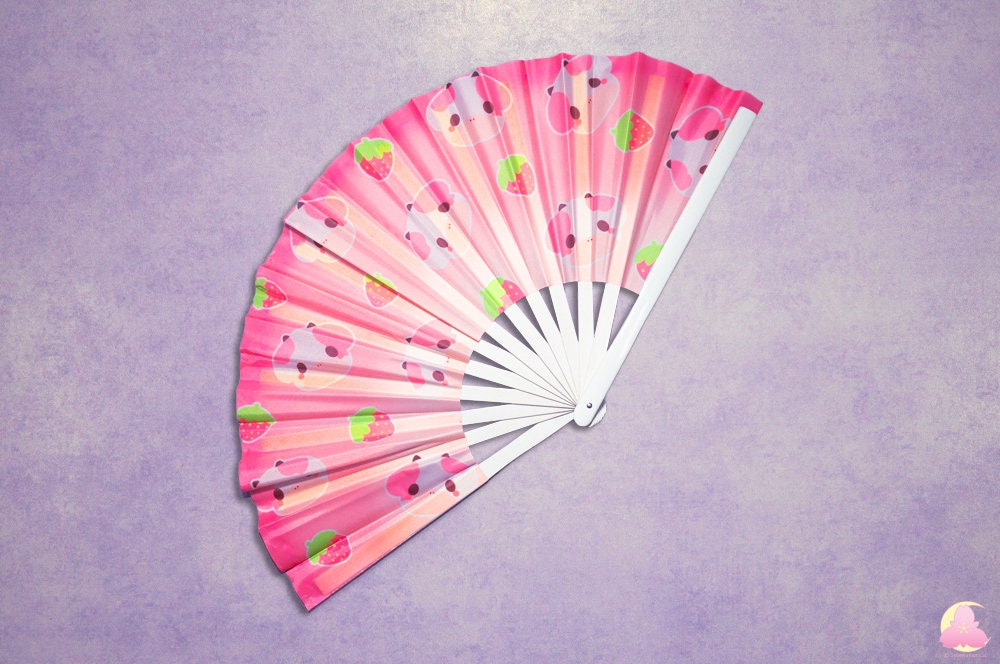 P3. Festival Fan, Rave Fan, Glow in the Dark Fan, Reflective Fan, Kawaii Fan, Cool looking fan, Cute Fan, Summer fan