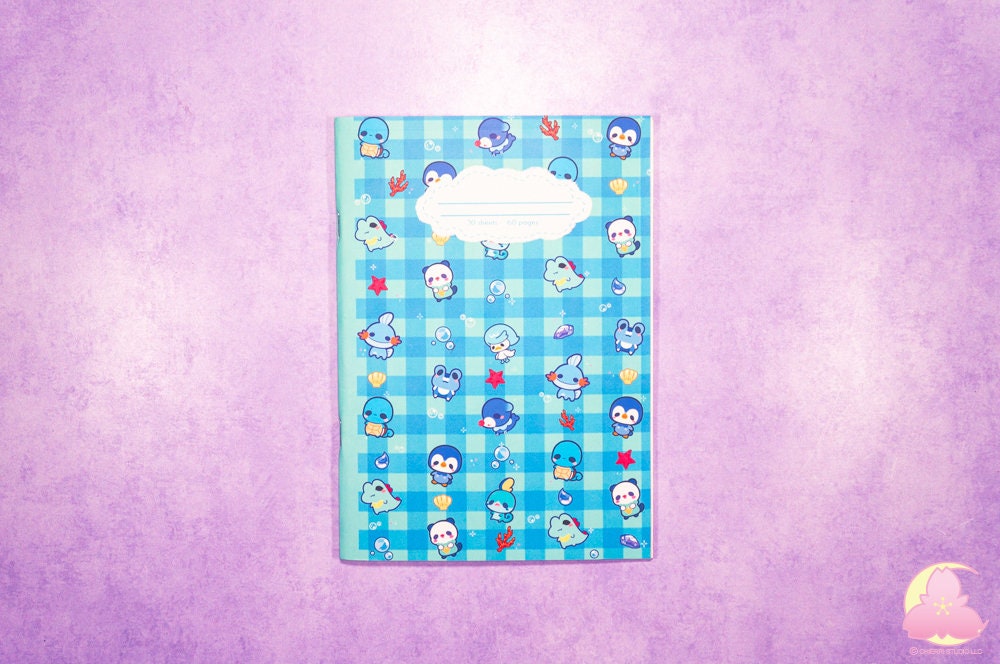 A5 Sticker Book | 30 pages | Reusable Sticker Collection Book | Kawaii Sticker Collector Gifts | Reusable Decal Note Book | Stationery