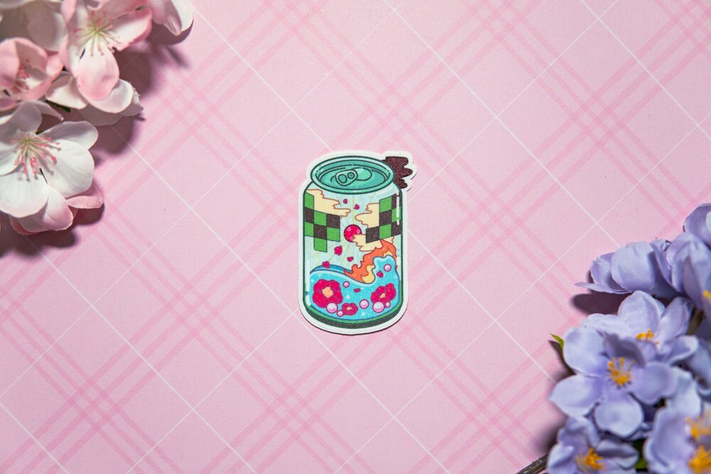 Soda Pop D.S Vinyl Waterproof, UV light resistance, Cute Soda Can Sticker, Cute Sticker, Drinks Sticker, Food Sticker, Aesthetic, Kawaii