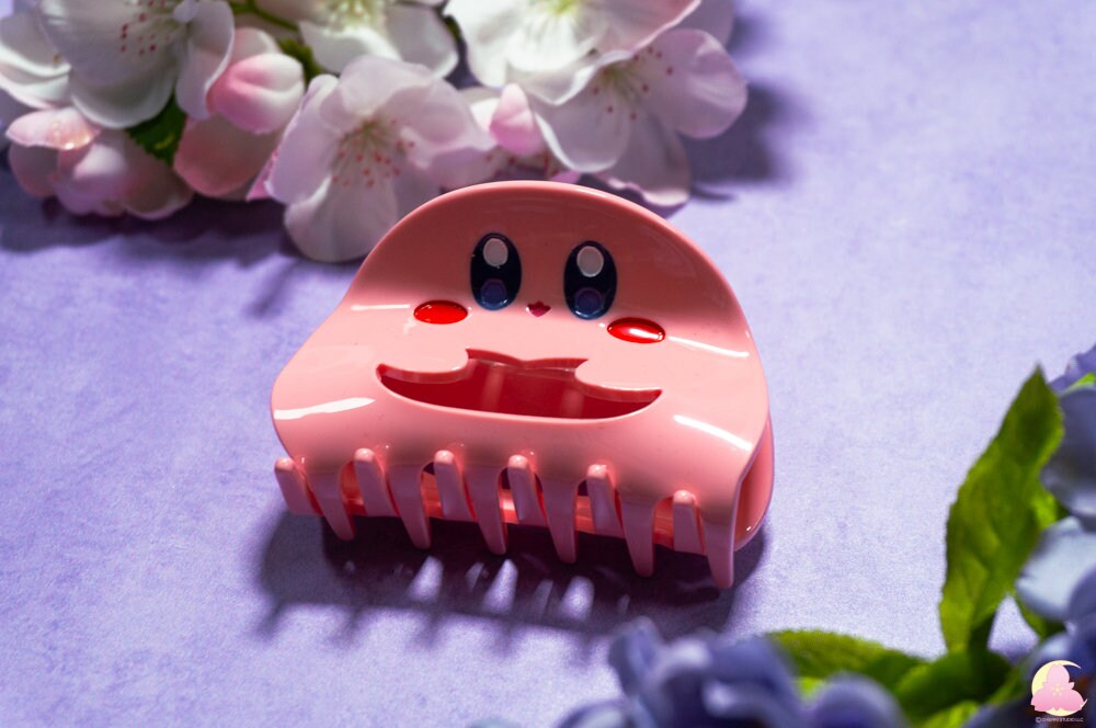 Cute Sanwiou and Pink Boy Kawaii hair clips, Hair claws, Acetate hair claws, Karbe hair clips, Rabbit hair clips, Black rabbit hair claw