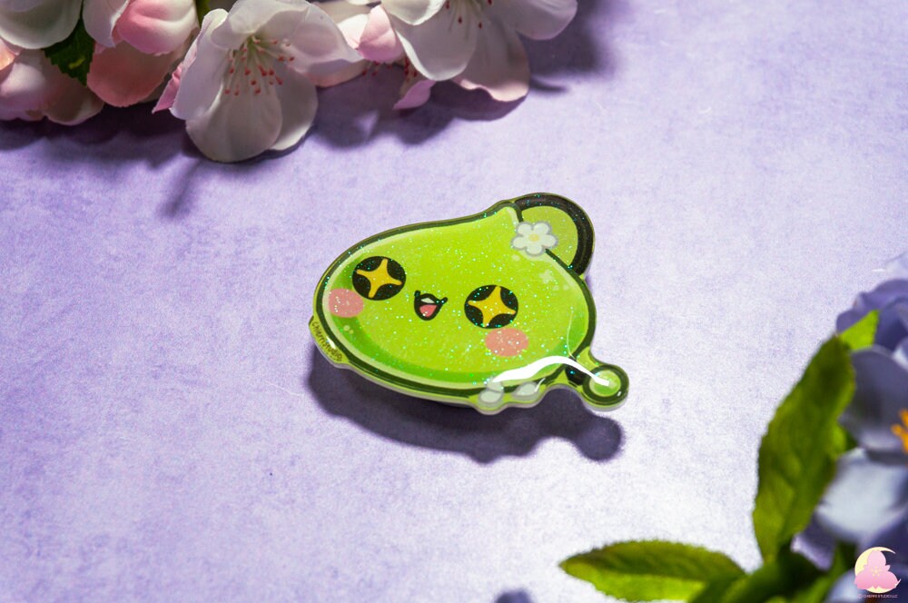 V.C Cute Animal Phone Grips/Kawaii Grip/ Acrylic grips/Glitter acrylic grips/ MapIe love story/ Pink bean/ Slime Green