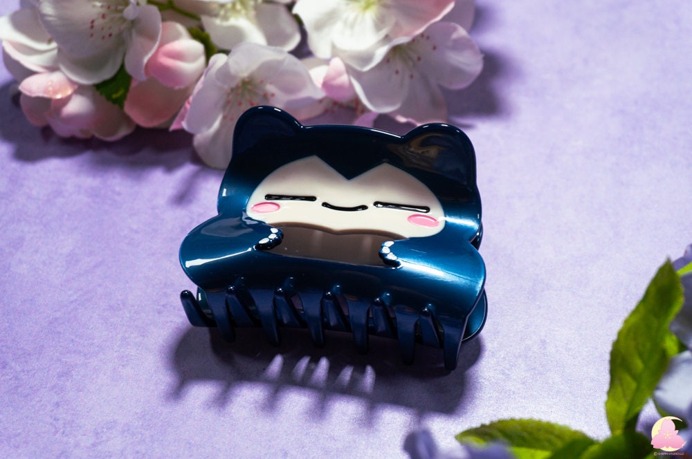 Cute Kawaii Pokmn hair clips, Hair claws, Acetate hair claw, cute hair clips, Snorlaz hair clip, Genga Hair Claw, Pekachew Acetate claw
