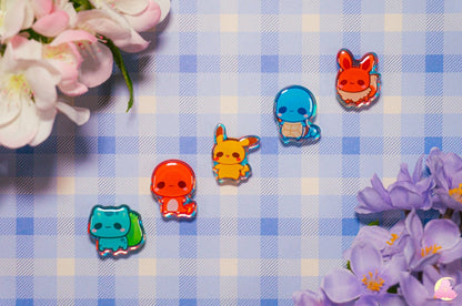 S1 Cute Animal Shoe Charms/ kawaii/ Acrylic/ Shiny acrylic/ Reflective