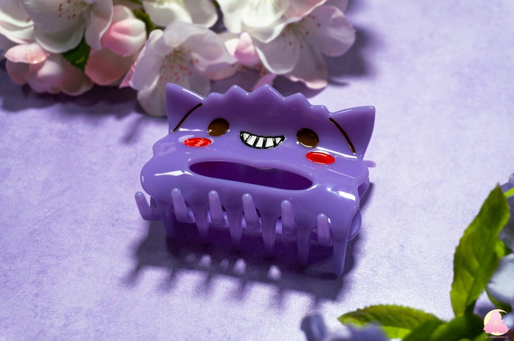 Cute Kawaii Pokmn hair clips, Hair claws, Acetate hair claw, cute hair clips, Snorlaz hair clip, Genga Hair Claw, Pekachew Acetate claw