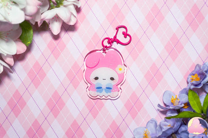 Cute Animal Keychains, Cute keychains, Black rabbit, White rabbbit, Pink Rabbit, kawaii keychains