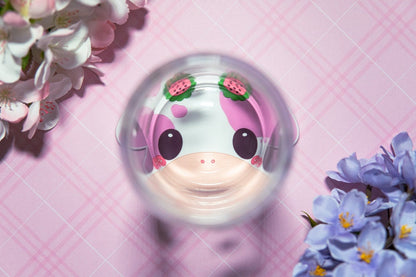 Cow coaster, Cute coaster, Strawberry cow, lemon cow, cute cow coaster, kawaii coaster, pvc coaster, Cute desk coaster, cow kawaii