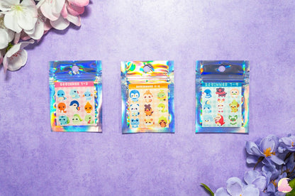 Pokm little charms bag/ Beginner Pokm/ very cute tiny charms, Cute/ Kawaii/ Cute Charm/ Collectible/ Made For Shaker Keychain