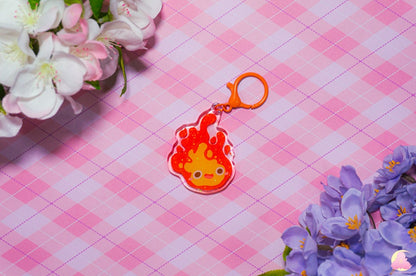 Animal Keychains, Cute keychains, kawaii keychains, Gray Rabbit keychain, yellow duck, radish keychain, fire keychain