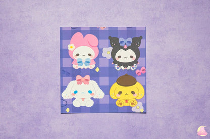 Small 4"x4" print | Letter | Display print | Kawaii Gifts | Decorative Print | Stationery | Cute animals aesthetic