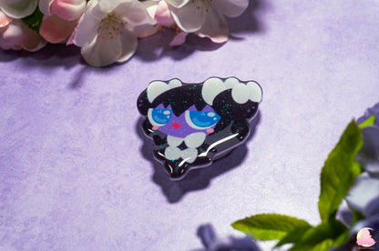 V.X Psychic Type/ Cute Animal Phone Grips/Kawaii grip/ Acrylic grips/Glitter acrylic grips/ Poke Phone Grips/ Goth