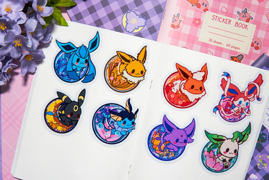 Eeveelution Pokemon Vinyl Waterproof