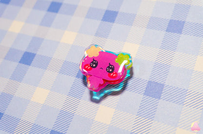 S14. Cute Animal Shoe Charms/ kawaii/ Acrylic/ Shiny acrylic/ Reflective