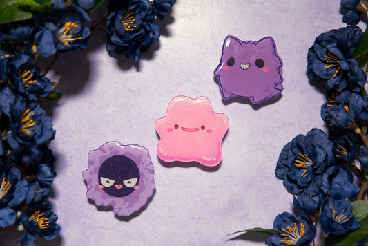 V.14 Cute Poke Phone Grips/ kawaii grip/ Acrylic grips/ glitter acrylic grips/ Poke Phone Grips