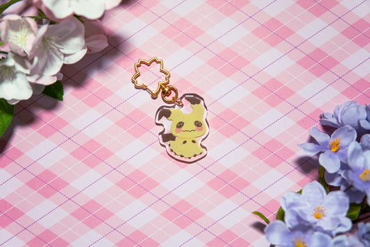 Mimikyu Keychain, Pokemon Keychain, Cute/ Kawaii/ Ghost Type/ Cute Charm/ Collectible