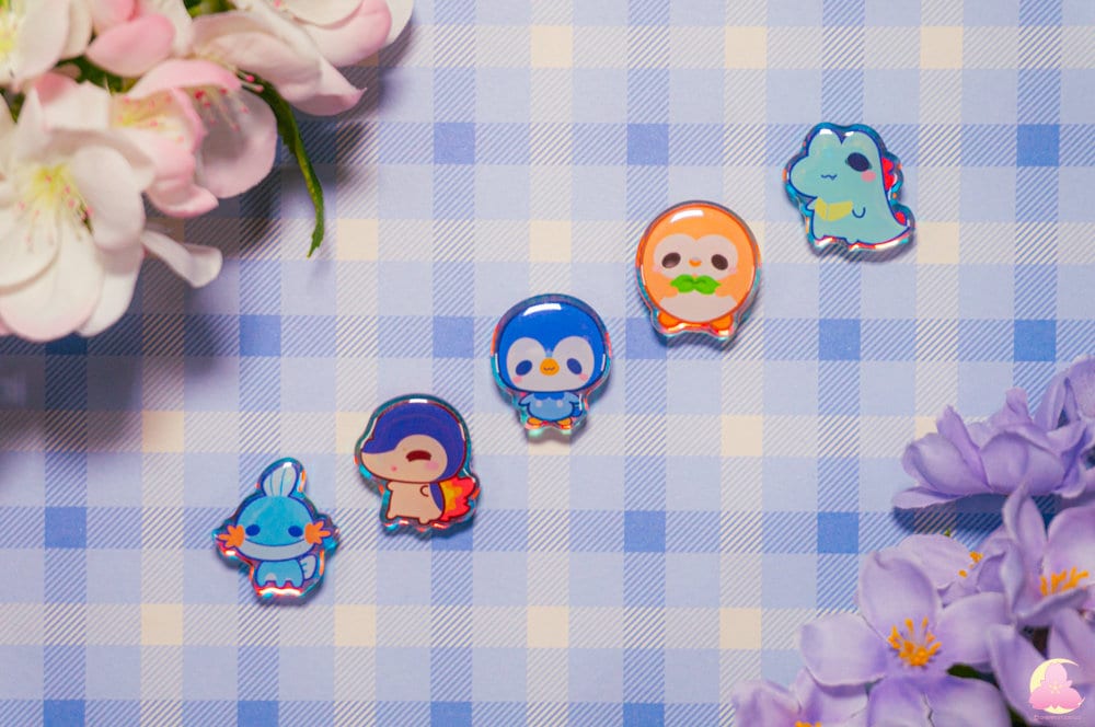 S2 Cute Animal Shoe Charms/ kawaii/ Acrylic/ Shiny acrylic/ Reflective