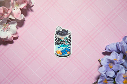 Soda Pop D.S Vinyl Waterproof, UV light resistance, Cute Soda Can Sticker, Cute Sticker, Drinks Sticker, Food Sticker, Aesthetic, Kawaii