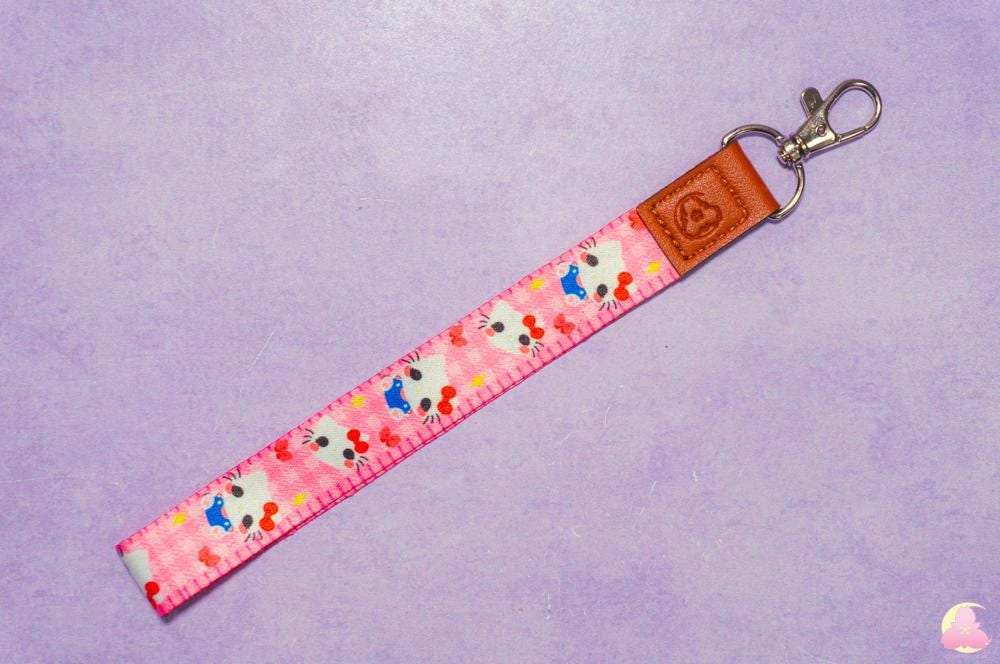 Cute Kawaii Wrist Lanyard | Keyholder | 2 cm x 15.5 cm Wrist Lanyard | Sanwioo Cute Design