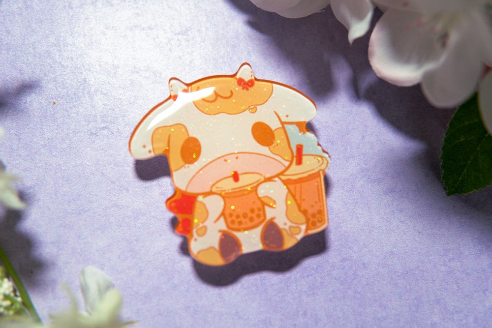 V.2 Cute Animal Phone Grips/ kawaii grip/ Acrylic grips/ glitter acrylic grips