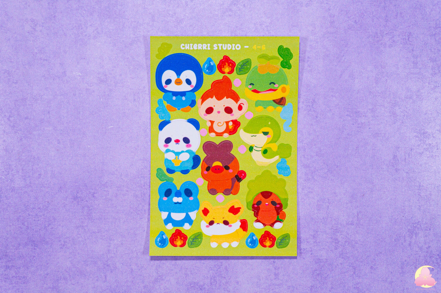 Cute Pokeman Sticker Sheets/ Adorable Sticker / Cute Stickers/ Sticker Sheets / Kawaii / Stationary Premium Collection/ Sticker Collector