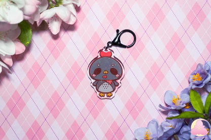 Cute Animal Keychains, Cute keychains, Cow, Frog, Chicken, kawaii keychains