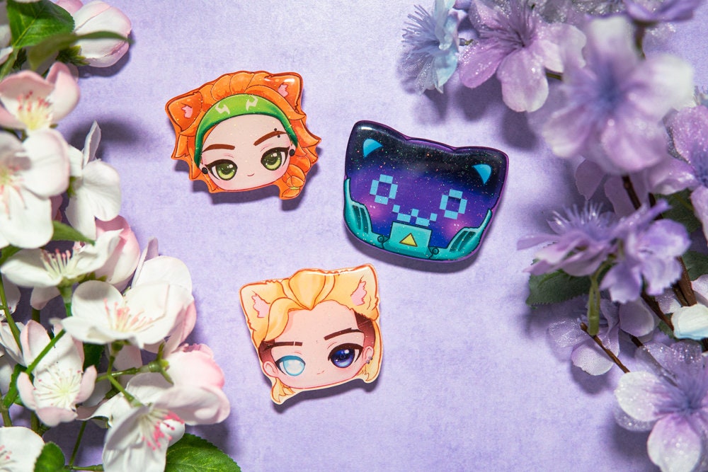 V.10 Cute Valorant Grips/ kawaii grips / Acrylic grips/ glitter acrylic grip