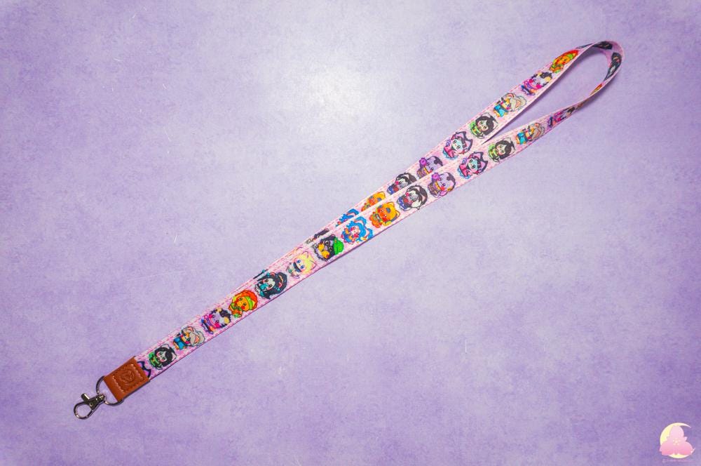 Cute Kawaii Long Lanyard | Keyholder | 2 cm x 45 cm Neck Lanyard | Valo kitty lanyard | Tomogochi