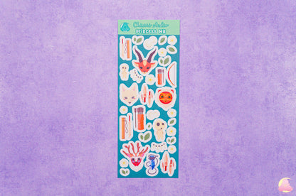 Cute Animal Sticker Sheets/ Adorable Sticker / Cute Stickers/ Sticker Sheets / Kawaii / Stationary Premium Collection/ Sticker Collector