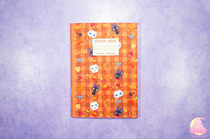 A5 Sticker Book | Cute | 30 pages | Reusable Sticker Collection Book | Kawaii Sticker Collector Gifts | Reusable Decal Note Book |Stationery