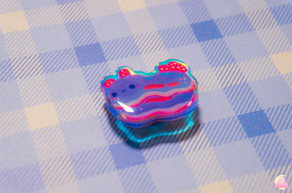 S5 Cute Sea Animal Shoe Charms/ kawaii/ Acrylic/ Shiny acrylic/ Reflective/ Ocean animal/ Octopus/ Axololt