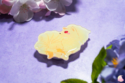 V.X Fire Type/ Cute Animal Phone Grips/Kawaii grip/ Acrylic grips/Glitter acrylic grips/ Poke Phone Grips/ hooh/ 9tails