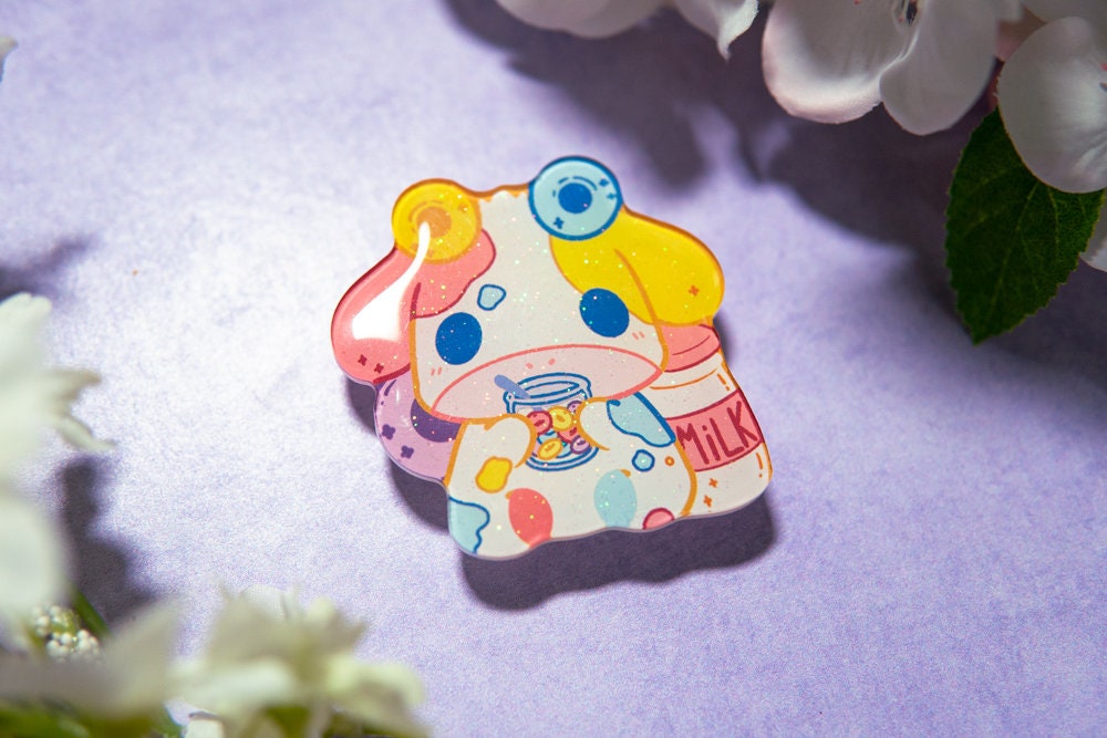 V.2 Cute Animal Phone Grips/ kawaii grip/ Acrylic grips/ glitter acrylic grips