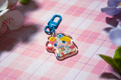 Cow Keychains, Cute keychains, Strawberry cow, boba cow, blueberry cow, lemon cow, cute cow keychains, grape cow, kawaii keychains