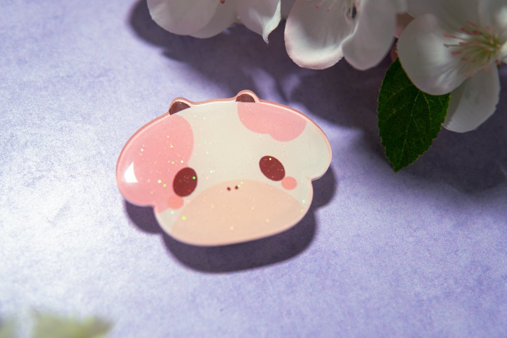 V.2 Cute Animal Phone Grips/ kawaii grip/ Acrylic grips/ glitter acrylic grips