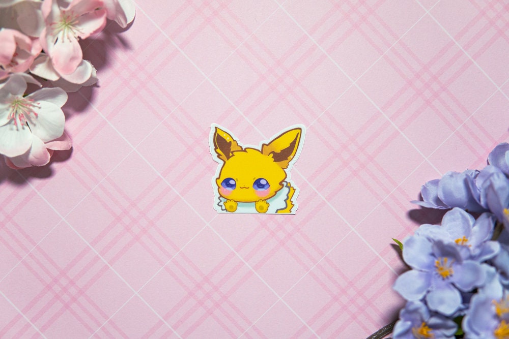 Eeveelution Pokemon Peeker Vinyl Waterproof, UV light resistance