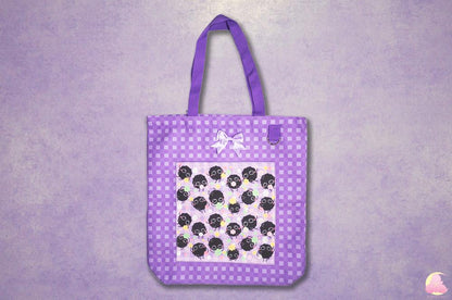 Big Size Tote Bag | Zipper and Pocket | Canvas Tote Bag | Kawaii Cute Tote Bag | Inside Pocket Tote Bag | Outside Pocket Tote Bag