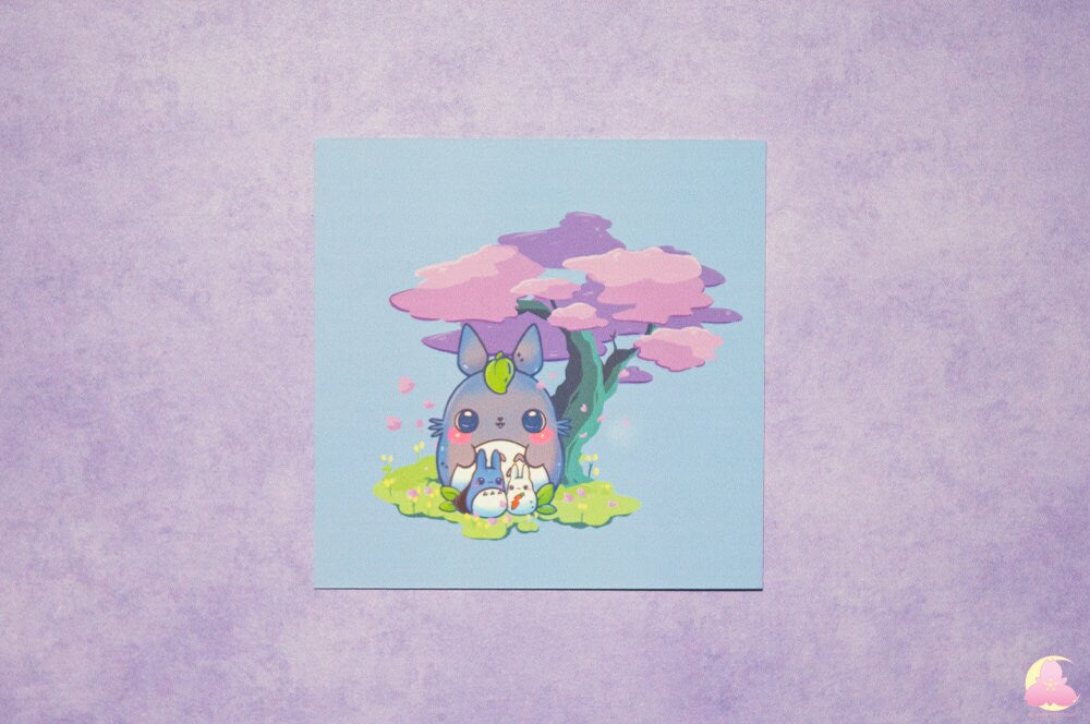 Small 4"x4" print | Letter | Display print | Kawaii Gifts | Decorative Print | Stationery | fantasy print | Aesthetic Print