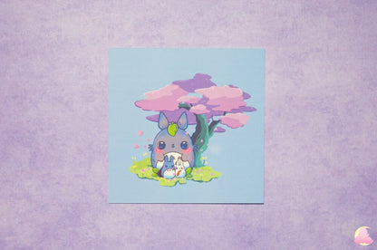 Small 4"x4" print | Letter | Display print | Kawaii Gifts | Decorative Print | Stationery | fantasy print | Aesthetic Print