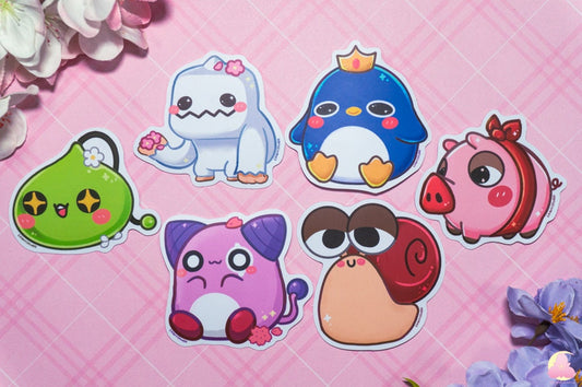 MapIe Story Vinyl Season 2 Waterproof, Matte Stickers, UV light resistance, waterproof stickers, Cute Stickers, Kawaii Mushroom Stickers