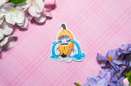 Cute Kitty Sticker Waterproof, Matte Stickers, UV light resistance, waterproof stickers, Cute Stickers, Kawaii Mushroom Stickers