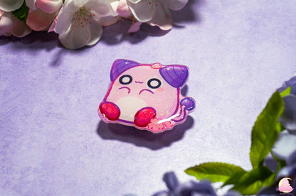 V.C Cute Animal Phone Grips/Kawaii Grip/ Acrylic grips/Glitter acrylic grips/ MapIe love story/ Pink bean/ Slime Green