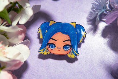 V.3 Cute Valorant Grips / kawaii grips / Acrylic grips/ glitter acrylic phone grip