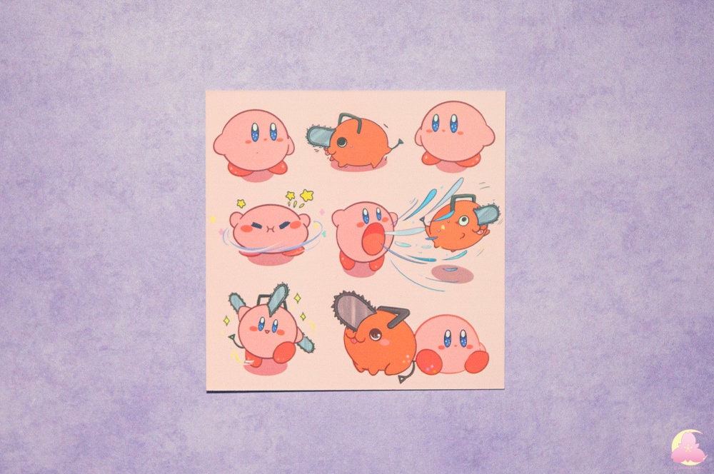 Small 4"x4" print | Letter | Display print | Kawaii Gifts | Decorative Print | Stationery | Cute animals aesthetic