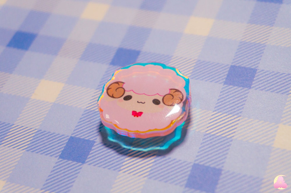 S6. Cute Animal Shoe Charms/ kawaii/ Acrylic/ Shiny acrylic/ Reflective