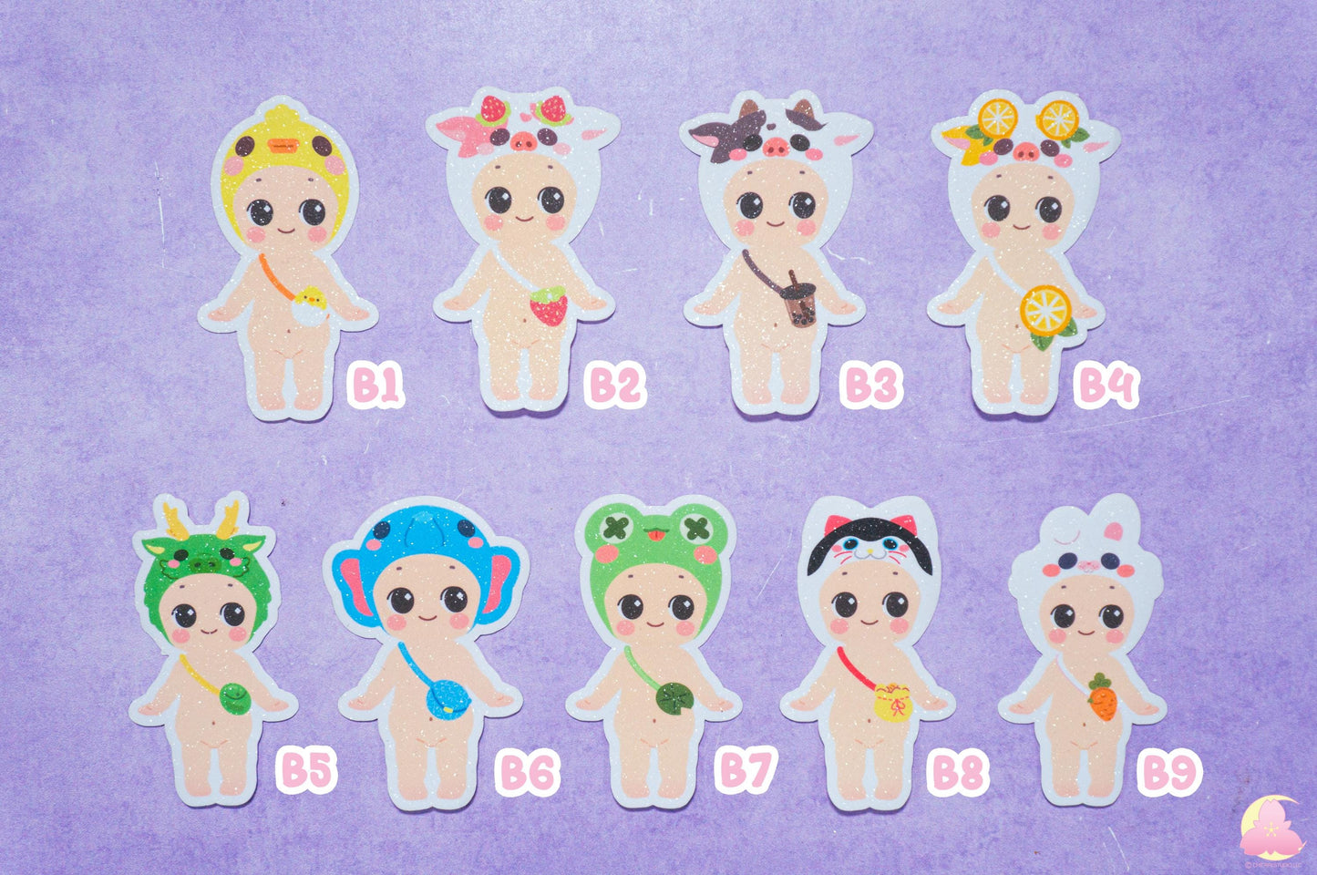 A-C Cute Sticker Pieces/ kawaii stickers/ Cute Pokeman / Bundle Sticker