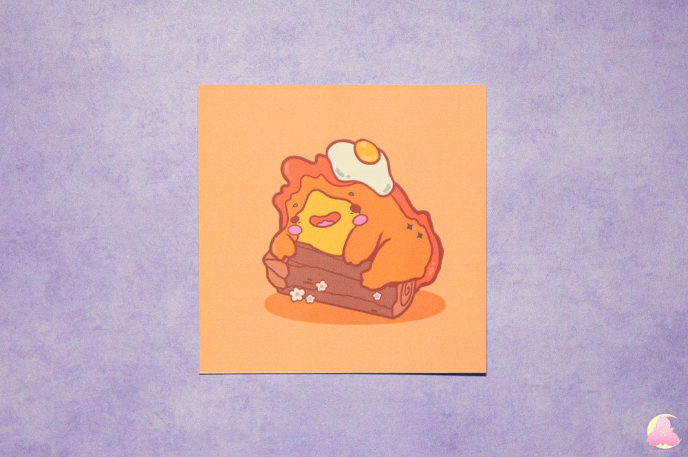 Small 4"x4" print | Letter | Display print | Kawaii Gifts | Decorative Print | Stationery | fantasy print | Aesthetic Print