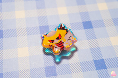 S11. Cute Animal Shoe Charms/ ghost type / kawaii/ Acrylic/ Shiny acrylic/ Reflective