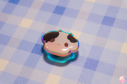S6. Cute Animal Shoe Charms/ kawaii/ Acrylic/ Shiny acrylic/ Reflective