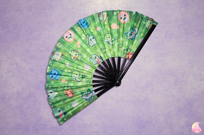 P1. Festival Fan, Rave Fan, Glow in the Dark Fan, Reflective Fan, Kawaii Fan, Cool looking fan, Cute Fan, Summer fan