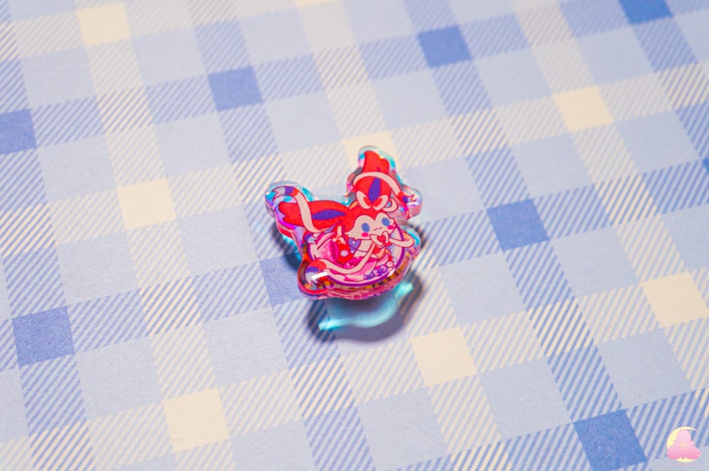 S10. Cute fantasy Animal Shoe Charms/ eeveelutions kawaii/ Acrylic/ Shiny acrylic/ Reflective